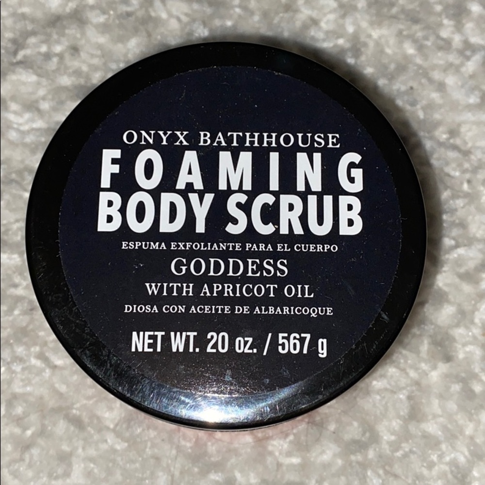Onyx body scrub